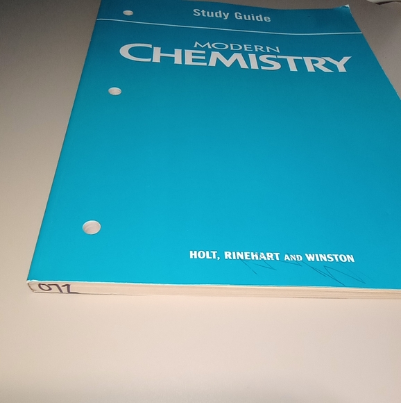 Holt, Rinehart and Winston Modern Chemistry: Study Guide Teacher’s 1st Edition - Picture 12 of 13